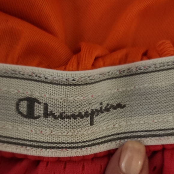 Champion Athletic Shorts Pink and Orange Lightweight Design - Picture 3 of 7